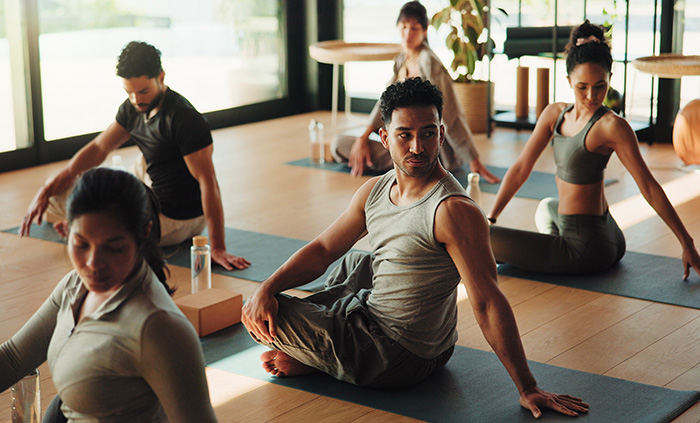 yoga group